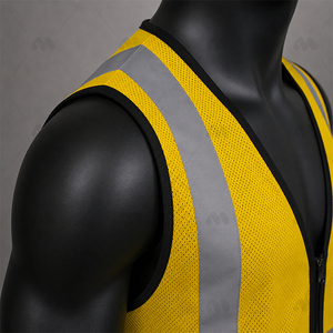 Chaleco de Seguridad Reflectante de Alta Visibilidad para Trabajadores, Impermeable, de Algodón, Resistente, para Construcción, Trabajo en Carreteras, Unisex - Product Image 3