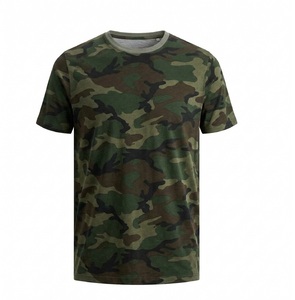 เสื้อยืดลำลองผู้ชายสไตล์สปอร์ต ทรงหลวม ผ้าฝ้าย 100% ระบายอากาศได้ดี น้ำหนัก 220 กรัม ผ้า Worsted ป้องกันการเป็นขุย แขนสั้น ทันสมัย - Product Image 1