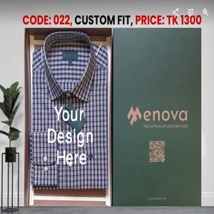 Camisas de Manga Larga para Hombre, 100% Algodón, Ecológicas, Transpirables, Lisas, Antiarrugas, Nueva Colección, Estilo Formal de Negocios, Venta Directa de Fábrica - Product Image 1