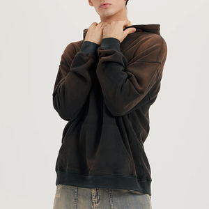 เสื้อฮู้ดดี้ผู้ชายสไตล์ยูนีค ผ้าคอตตอนผสม สีซีดแบบซันเฟด ราคาถูก ขายดี สินค้ามาใหม่ เสื้อฮู้ดดี้แบบสวมหัว สีซันเฟด สำหรับผู้ชาย - Product Image 6