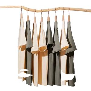 Haute qualité hommes grande taille surdimensionné décontracté Boxy Fit T-Shirt 100% coton anti-boulochage col rond manches courtes longueur régulière - Product Image 6