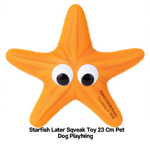 Giocattolo in lattice a forma di stella marina con suono, 23 cm, per cani - Product Image 3
