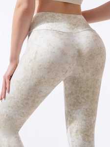 Leggings de sport taille haute OEM pour femme, respirants et anti-humidité, pour entraînement et fitness - Product Image 4