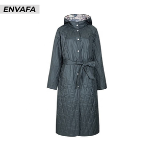 New Fashion Wholesale Long Trench <b>Coat</b> <b>Women</b> <b>Waterproof</b> Packable Autumn <b>Coat</b> Plus Size Oversized Ladies Black <b>Padded</b> <b>Coat</b> - Product Image 5