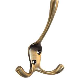 Brass Hook Hanger Multi Purpose Brass Hook Hanger Hat Hanging Hook Bathroom Towel Hook Double Hooks - Product Image 2