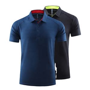 Ropa informal de Otoño de doble botonadura, mezcla de algodón/poliéster de manga corta, moda para camiseta para hombre - Product Image 4