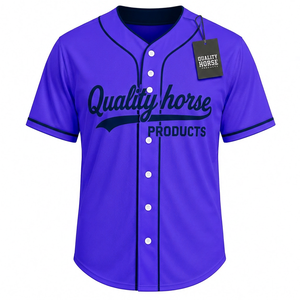 Nouveauté, maillot de baseball pour homme en polyester 100% imprimé par sublimation, personnalisable, vêtements de sport de haute qualité - Product Image 5