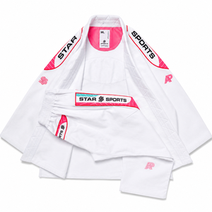 Uniforme de Jiu-Jitsu Brasileño (BJJ) Star Sports, 450 GSM, Algodón Reforzado, Aprobado por la IBJJF, Tela Preencogida, Logotipo Personalizado, Proveedor - Product Image 1