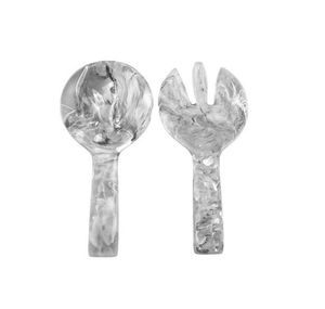 Cuchara de resina epoxi para servir la cena, 100% hecha a mano, de la mejor calidad, para bodas y fiestas, color verde personalizado, en venta. - Product Image 3