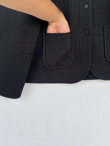 Wholesale Cotton Quilted Black <b>Jacket</b> Boho Warm Coat <b>Vintage</b> Kantha Kimono Style <b>Jacket</b> for <b>Women</b> Winter Wear Party <b>Jacket</b> - Product Image 3
