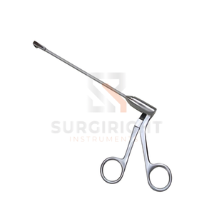 Punzón Ortopédico Veterinario de 3.4mm con Eje Recto, Abertura Ancha y Punta Rotatoria de 90 Grados, de Acero Inoxidable para Artroscopia, de Blush Surgical - Product Image 1