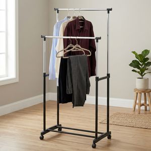 Meilleure vente en gros sur eBay, fabricant de meubles de rangement pour la maison à Taïwan, articles ménagers MIT DIY, tube en acier chromé réglable - Product Image 3