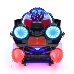 Manège Soucoupe Volante Enfant Nouvelle Génération, Design Cartoon Amélioré, Finition Colorée, Puissance 120W, Tension 220V, Métal Durable - Product Image 4