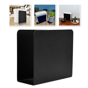 Porte-serviettes carré en métal pour table de restaurant, usage professionnel - Product Image 2