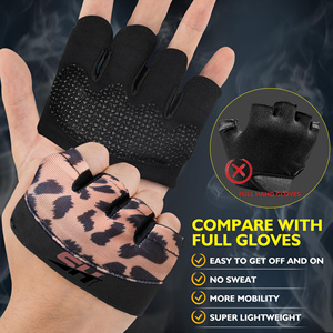 Gants de musculation pour hommes et femmes, gants de sport pour la salle de sport, l'entraînement, la remise en forme, les exercices, avec logo personnalisé, gants de musculation à demi-doigts - Product Image 6
