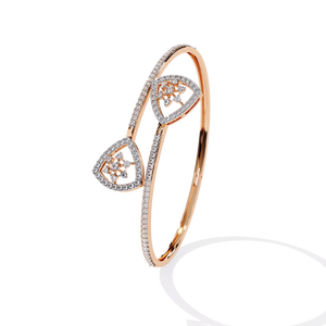 Bracelet en argent avec diamants taillés en cœur pour femme, style minimaliste, à porter au quotidien, couleur G, diamant Moissanite VVS1, bijoux - Product Image 3