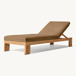 Tumbona de Madera de Teca de Alta Calidad para Exteriores, Junto a la Piscina, para Hoteles y Resorts, Venta al por Mayor Directa de Fábrica, Proveedor OEM de Indonesia - Product Image 5