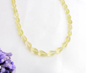 ลูกปัดซิทรินทรงหยดน้ำธรรมชาติ 16 นิ้ว สำหรับทำเครื่องประดับอัญมณีชั้นดี - Product Image 5