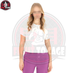 Camisetas de algodón estampadas para mujer, de corte regular, cómodas, de buena calidad, en color blanco, transpirables, con el diseño más reciente, servicio OEM. - Product Image 2