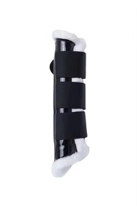 Horse Neoprene <b>Brushing</b> <b>Boots</b> Leg Protection <b>Boots</b> with Fur Horse Wear Equestrian Horse Riding Equine Veterinary Equipment - Product Image 3