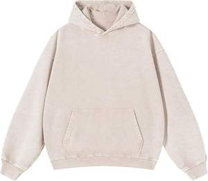 Nueva Sudadera con Capucha de Moda para Invierno, Estilo Vintage, Lavado Ácido, Corte Holgado, Manga Larga, Ligera, Personalizada, de Felpa y Algodón, Unisex - Product Image 2