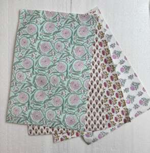 Feuilles de papier décoratives écologiques imprimées à la main en rouleau jetables pour l'artisanat, le scrapbooking, l'emballage cadeau et la papeterie faite main - Product Image 2