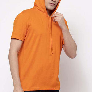 <b>Men's</b> Pullover 100% Cotton Fleece Winter <b>Short</b> <b>Sleeve</b> <b>Hoodie</b> Casual Comfortable Lightweight Breathable Quick Dry Hooded - Product Image 4