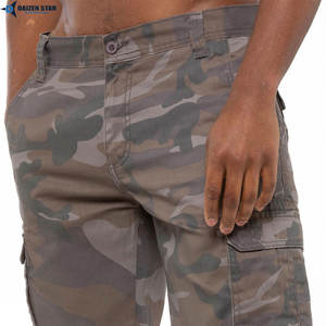 Pantalones Cortos Tácticos de Lona Elástica para Hombre, Diseño Multibolsillos, para Aventura y Trabajo - Product Image 5