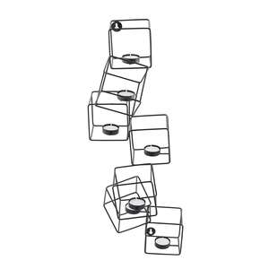 Applique murale en fer avec support en verre pour bougies chauffe-plat, kit décoratif pour anniversaires, Diwali et la maison - Product Image 6