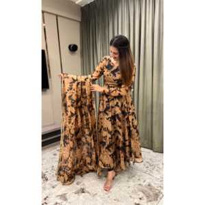 สูท anarkali สไตล์แฟนซีดีไซน์ใหม่นำเสนอ UC-1211 - Product Image 3