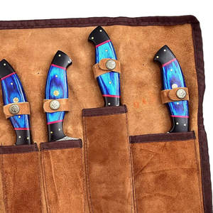 Damascus Steel Chef <b>Knife</b> Set Professional Kitchen <b>Knives</b> Durable <b>Blade</b> Ergonomic Handle For Home Restaurant Cooking - Product Image 6