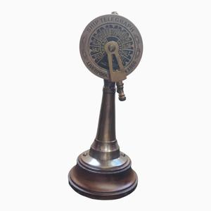 Telégrafo Náutico de Latón, Instrumento Náutico Antiguo, Estilo Titanic 1866, Artesanía Metálica Decorativa, Telégrafo Circular Vintage - Product Image 1