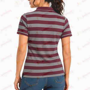 Camiseta Polo de Último Diseño, Ropa de Trabajo Transpirable, Cuello Camisero, Manga Corta, Tela Premium, Camisetas Polo para Mujer - Product Image 2