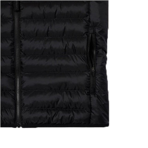 Winter Sleeveless Glossy Puffer Vest <b>Jacket</b> Custom logo Waterproof Bubble Men's Vests With Hoodie - Product Image 3