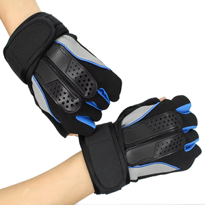 Guantes Deportivos Unisex de Medio Dedo, Flexibles, Antideslizantes, con Soporte para Muñeca, para Entrenamiento en Gimnasio, Levantamiento de Pesas, Pido Jiner Xinda, Poliéster - Product Image 3