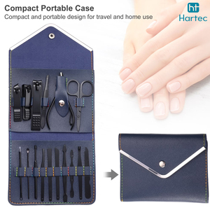 Precision Cuticle Pusher Nipper Kit Professional Stainless Steel Manicure and Pedicure Set Durable Dead Skin Remover - Product Image 5