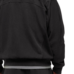 เสื้อแจ็คเก็ตแทร็คผ้าเจอร์ซีย์สีดำสำหรับผู้ชาย ทรงโอเวอร์ไซส์ ซิปเต็มตัว สไตล์ลำลอง ชุดกีฬา ชุดสตรีทแวร์ ชุดออกกำลังกาย ชุดแอคทีฟแวร์ - Product Image 6