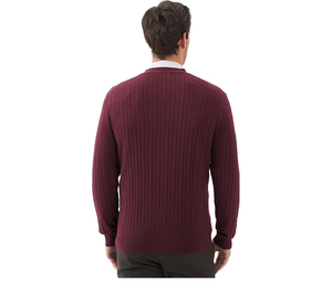 Suéter tipo cárdigan clásico de punto con botones para hombre - Product Image 2