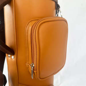 Bolsa de Golf Ligera de Cuero PU – con 3 Divisores, Impermeable, con Soporte, para Hombre y Mujer, con Logotipo Personalizado - Product Image 5