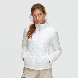 Outerwear Down <b>Padded</b> Coat Women's Warm Up <b>Padded</b> Jacket Tops Ladies High Quality Zipper Down <b>Padded</b> Jacket Tops Women's - Product Image 5