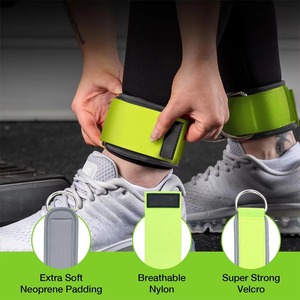 Sangles de cheville pour musculation durables et de haute qualité, confortables et respirantes, nouveau design, taille adulte, service OEM - Product Image 3
