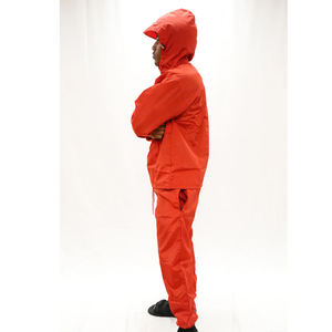Ensemble de jogging unisexe 2-en-1 en nylon à capuche et quart de zip, grande taille, respirant, écologique, séchage rapide, idéal pour l'été - Product Image 2