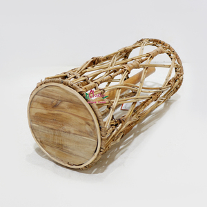 Caja de pañuelos de jacinto de agua y junco marino hecha a mano en Vietnam por la fábrica Artex Dong Thap, artesanía ecológica, modelo BH1768A-1NA - Product Image 3