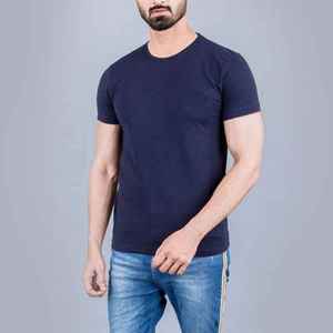 Camiseta de Hombre Lisa para Bordar, de Alta Calidad, Poliéster, Cuello Alto, Personalizable al por Mayor, OEM - Product Image 1