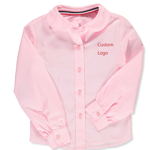 Mélange de haute qualité 65% polyester et 35% coton, uniforme scolaire classique confortable 55% coton 45% polyester pour grandes filles - Product Image 4