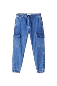 Pantalon cargo en jean pour garçons, de haute qualité, respirant, en coton, décontracté, vêtements de mode pour garçons, logo personnalisé - Product Image 5