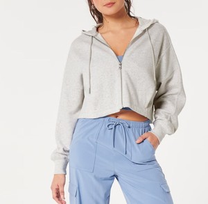 Sudadera con Capucha Informal de Color Sólido para Mujer, Marca IM INSTRUMENTS, con Logotipo Personalizado, Tejido de Felpa de Algodón y Spandex, Servicio OEM Disponible - Product Image 6