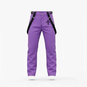 Pantalones de Esquí para Hombre de Alta Calidad, 100% Poliéster, Teñido Liso, Impermeables 10,000mm, Aislamiento de Forro Polar, Cierre Personalizado RIVIAN - Product Image 6