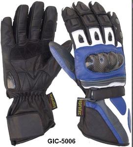 Gants de moto en cuir de vachette pleine fleur de haute qualité, design personnalisé, fermeture auto-agrippante, antidérapants, unisexes, pour l'automne et les activités de plein air - Product Image 6