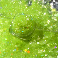 Paillettes holographiques irisées multicolores, mélange de gros et de petits grains, pour globe à neige, gobelet, ongles
